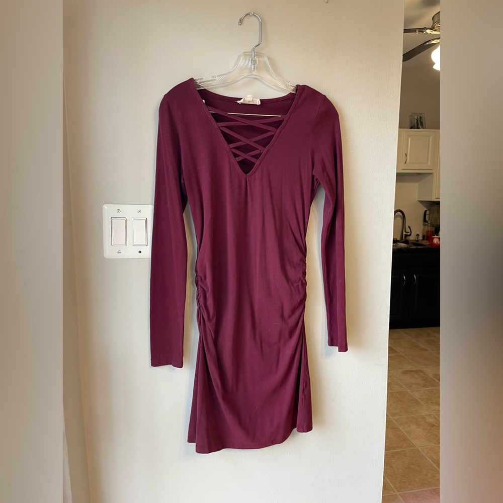 Synergy Organic Clothing Red Dress Size XS